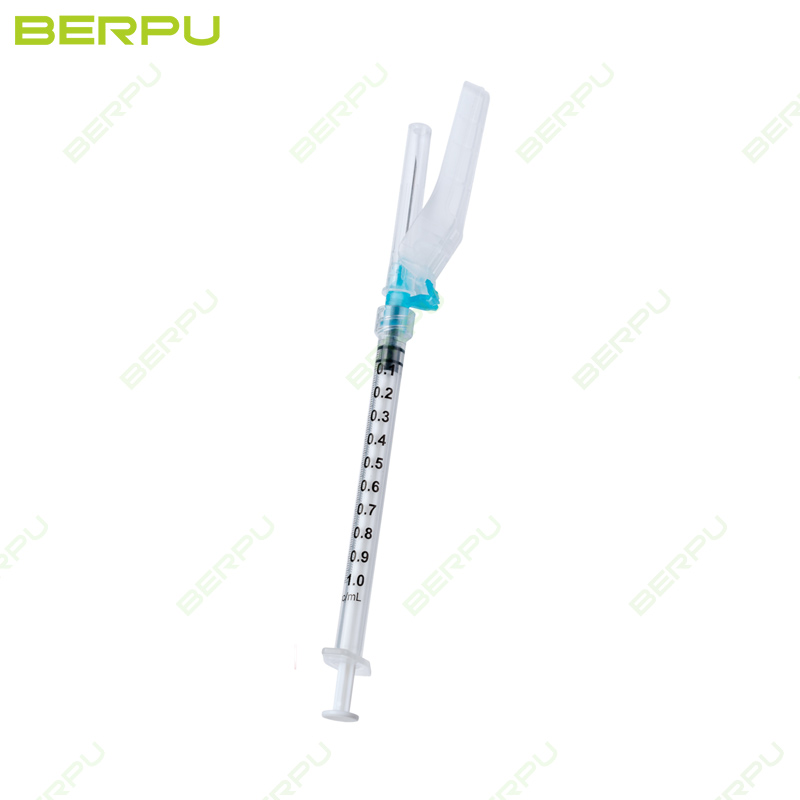 Low Dead Space Syringe with Safety Needle